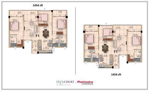 3BHK - 3 BHK 1454 Sq ft