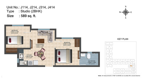 J114, J214, J314, J414(2BHK)