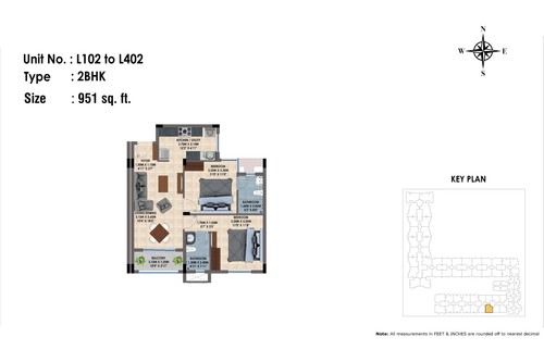 L102 to 402(2BHK)