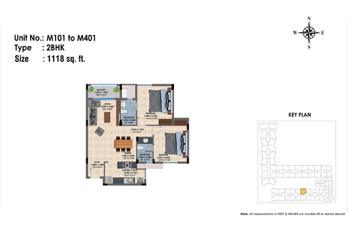 M101 to 401(2BHK)