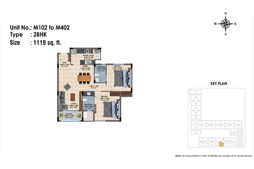 M102 to 402(2BHK)