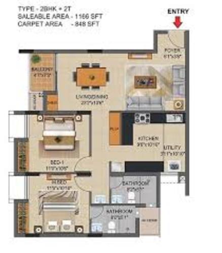 Casagrand Supremus - 2 BHK