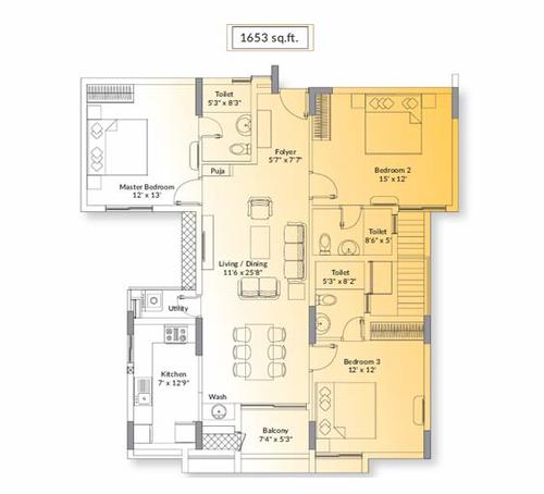 3BHK-1653