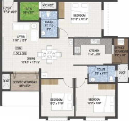 3BHK-1562