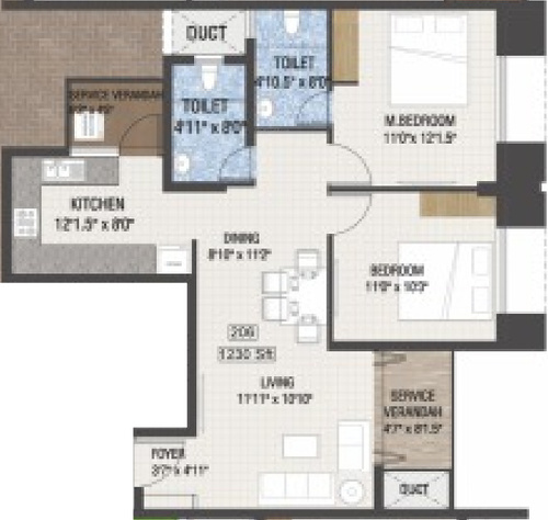 2BHK-1230