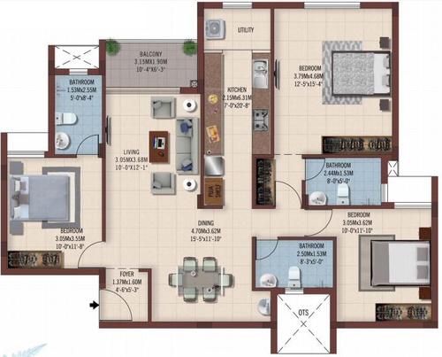 3BHK-1549