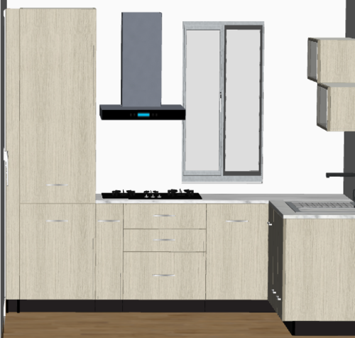 Lightwood L-Modular Kitchen