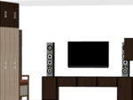 Basic Wooden Wardrobe without Loft - Design 2