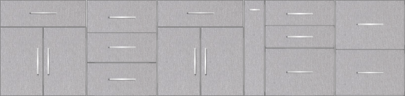 Modular Design Kitchen Floor Cabinet 11ft - 49790_sf - Design 1
