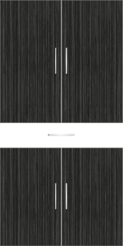2 Door Wardrobe Design with External Drawer| Sorrel Teak and White Metal - Design 2