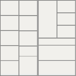 4 Door Wardrobe Design with external drawers - Design 2