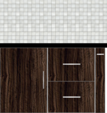 Modular Kitchen Floor Cabinet - Design 1