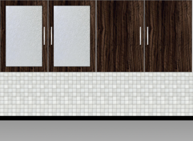 Modular Kitchen Wall Cabinet - Design 1