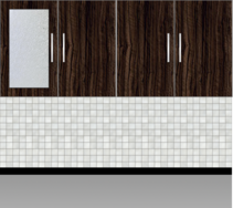 Modular Kitchen Wall Cabinet - Design 1