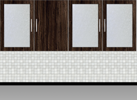Modular Kitchen Wall Cabinet - Design 1