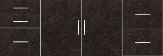 Modular Design Kitchen Floor Cabinet 7ft - 44763