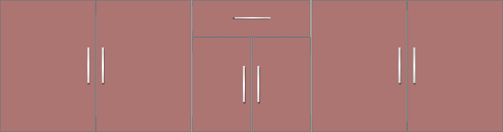 Modular Design Kitchen Floor Cabinet 10ft - 22084