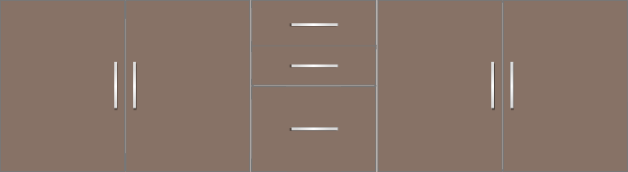 Modular Design Kitchen Below the Counter 9ft - 22119