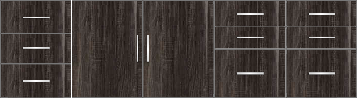 Modular Design Kitchen Floor Cabinet 9ft - 14695