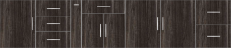 Modular Design Kitchen Floor Cabinet 12ft - 14695 - Design 1